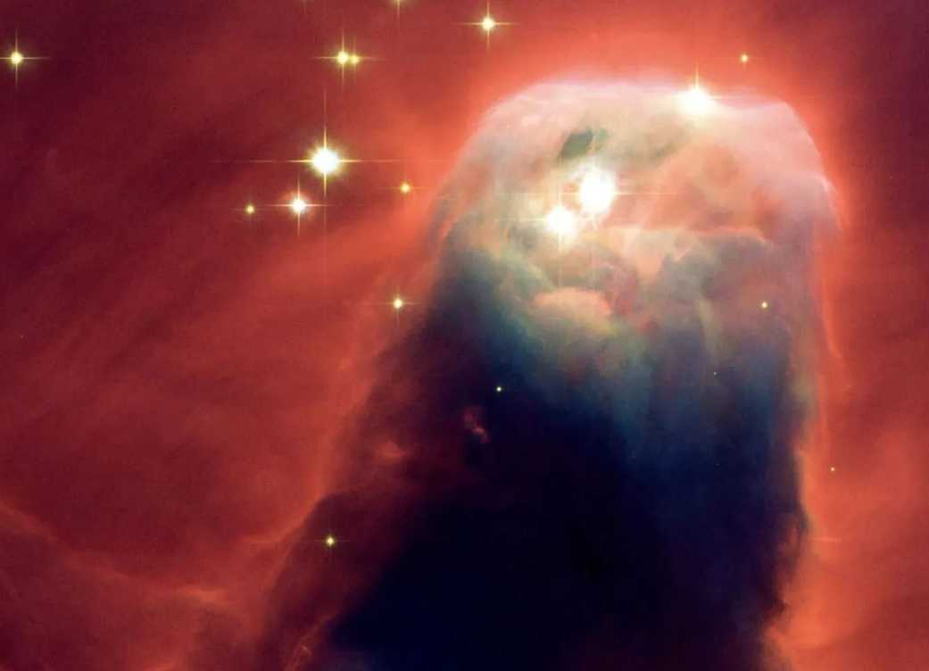 The Cone Nebula within NGC 2264 in Monoceros: A Cosmic Sculpture