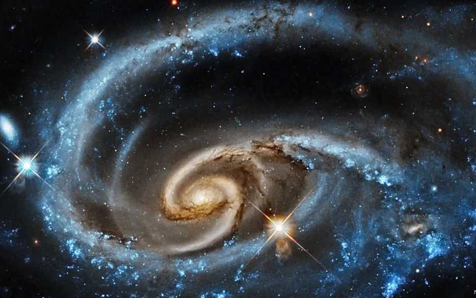 Arp 273: A Cosmic Love Story of Colliding Galaxies in Andromeda